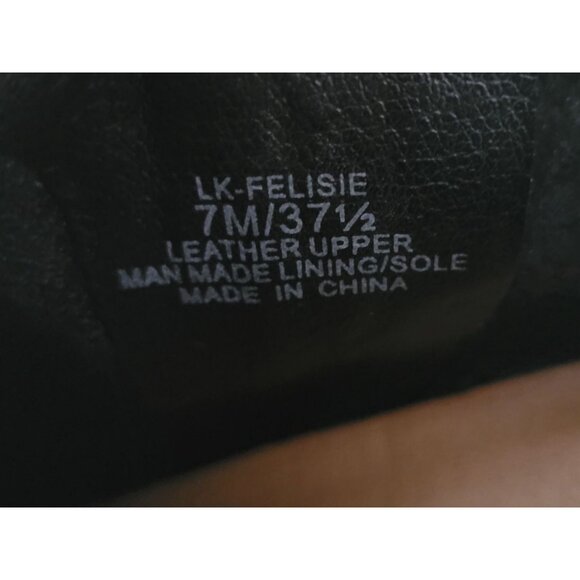 Lucky Brand 7M Black Suede Leather‎ Booties FELISIE Ankle Boots Western - Picture 6 of 8